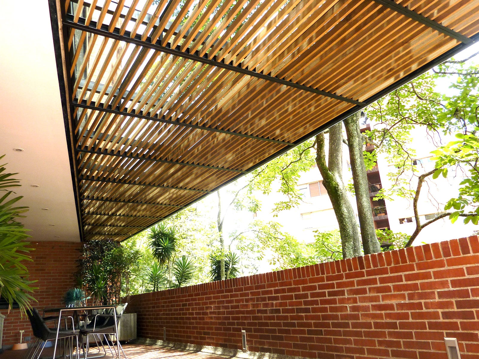 pergola para balcon